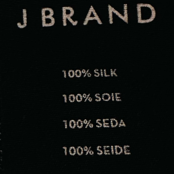 J Brand Black Lucy V-neck 100% Silk Camisole Spaghetti Adjustable Straps Top - Picture 8 of 8
